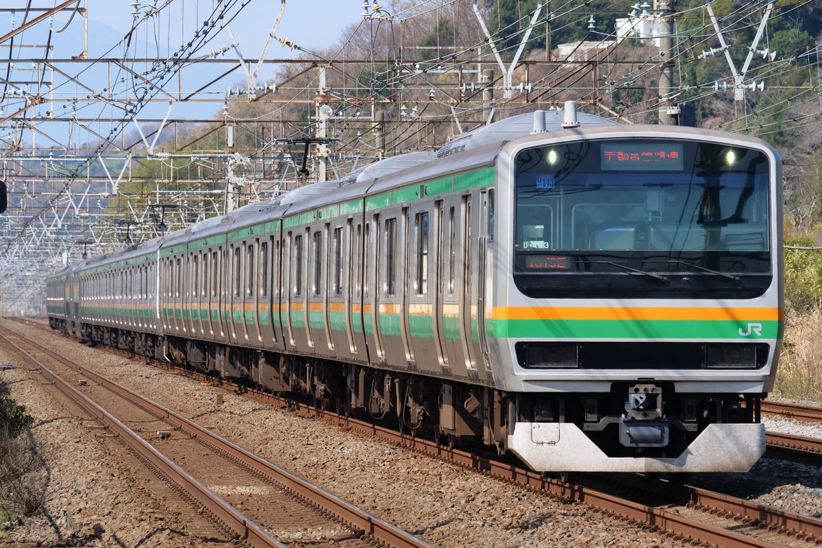 JR東日本 小山車両センター E231系 ヤマU113編成