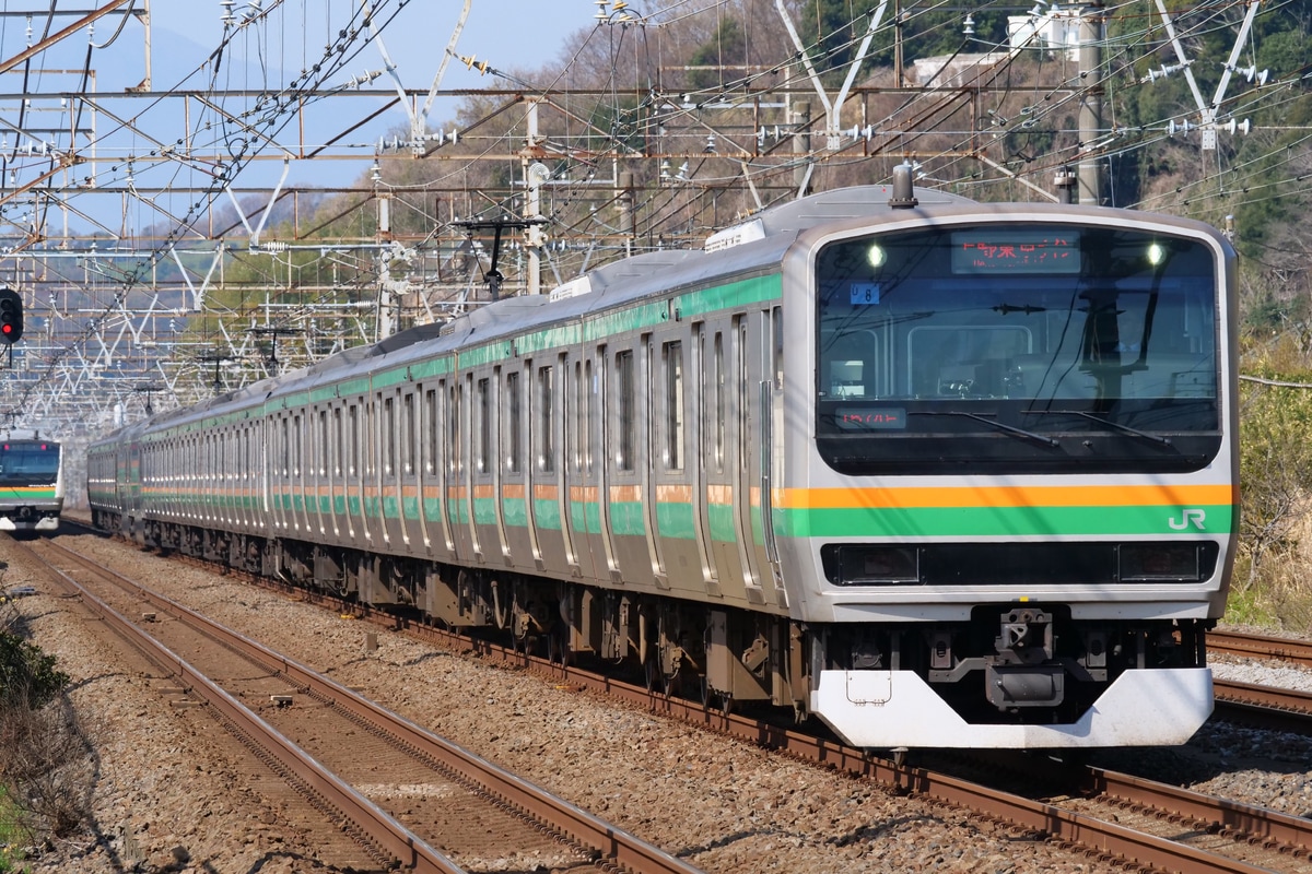 JR東日本 小山車両センター E231系 ヤマU8編成