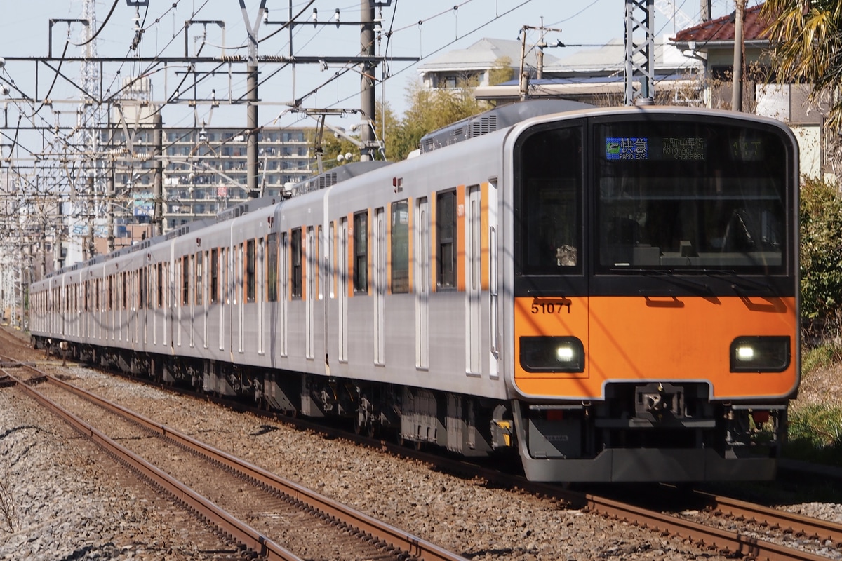 東武鉄道 森林公園検修区 50070系 51071F