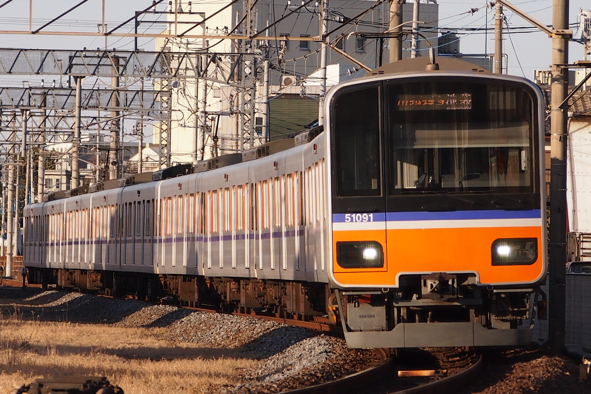 東武鉄道 森林公園検修区 50090系 51091F