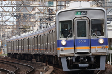 南海電気鉄道6200系6551Fを住吉東駅で撮影した画像