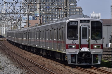 東武鉄道30000系31614Fを柳瀬川～志木間で撮影した画像