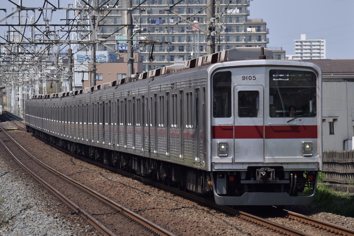 東武鉄道 森林公園検修区 9000系 9105F