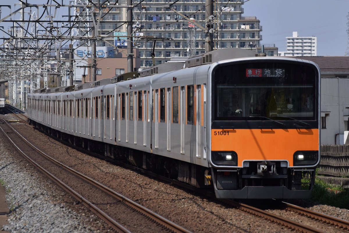 東武鉄道 森林公園検修区 50000系 51001F