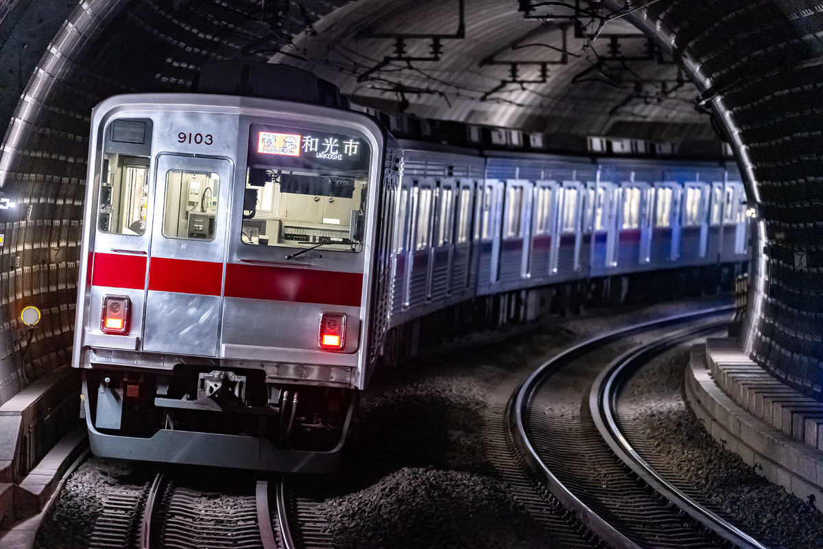 東武鉄道 森林公園検修区 9000系 9103F.