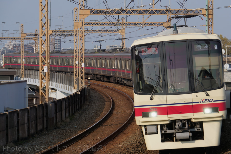京王8000系8701F<br class="br-sp" />(8701編成)の写真