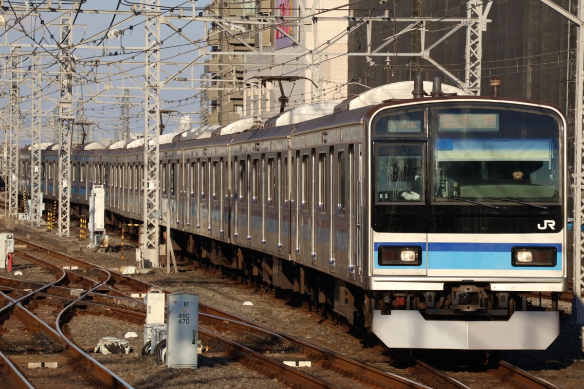 JR東日本 三鷹車両センター E231系 ミツK5編成