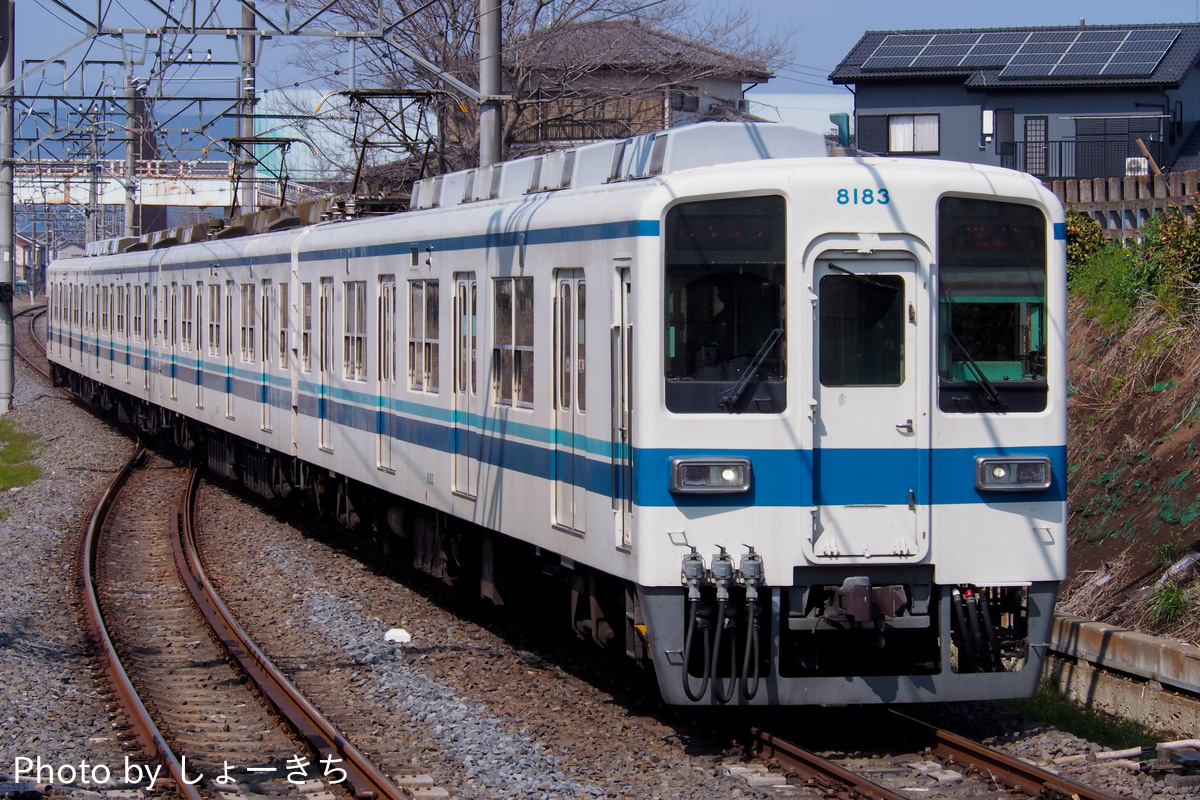 東武鉄道 森林公園検修区 8000系 8183F