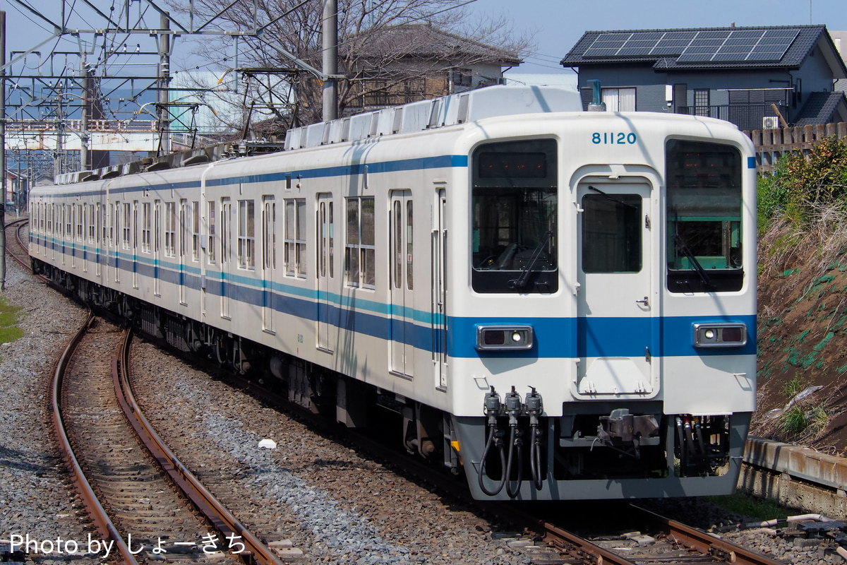 東武鉄道 森林公園検修区 8000系 81120F