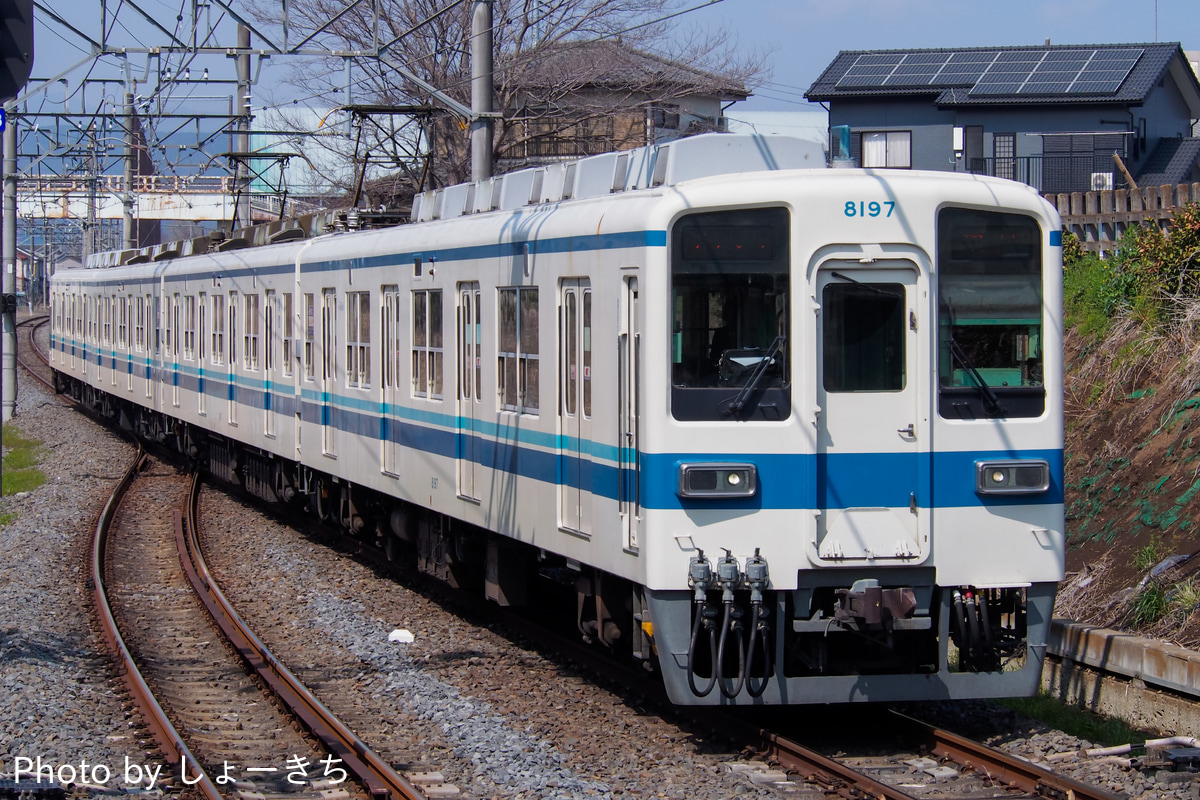 東武鉄道 森林公園検修区 8000系 8197F