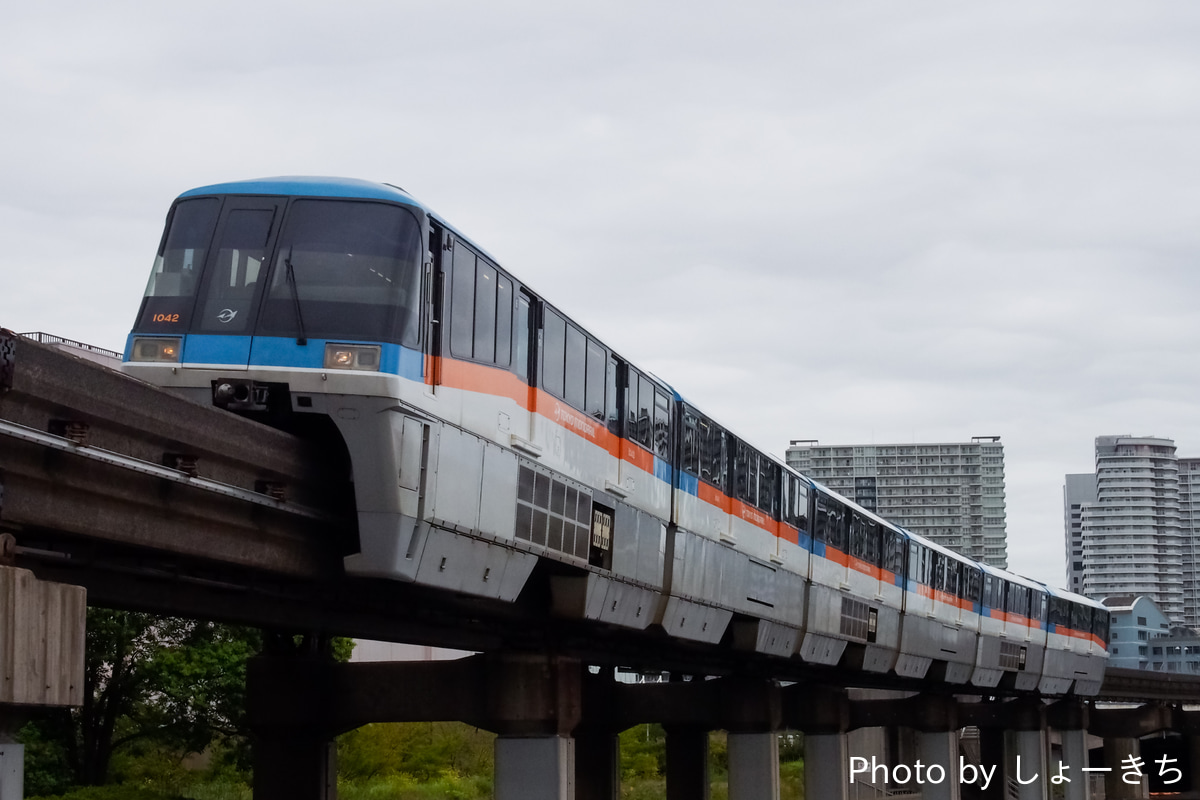 東京モノレール 昭和島車両区 1000形 1037F