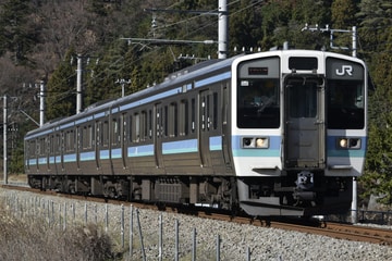 JR東日本211系ナノN326編成を寿～三つ峠間で撮影した画像