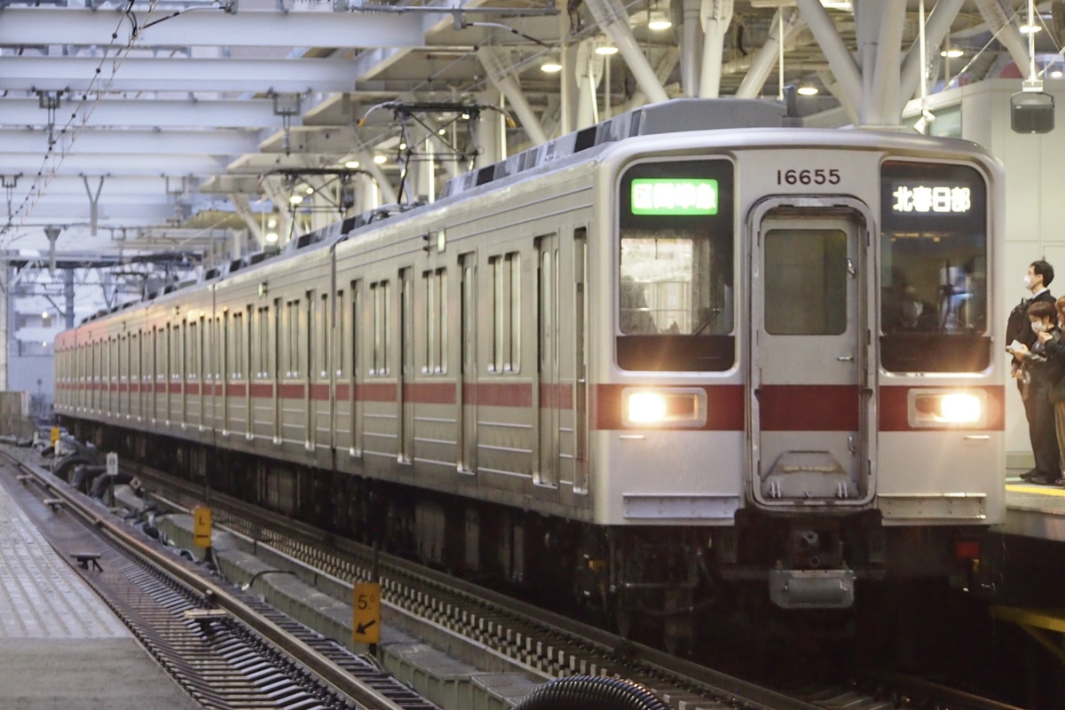 東武鉄道 南栗橋車両管区春日部支所 10030系 11655F