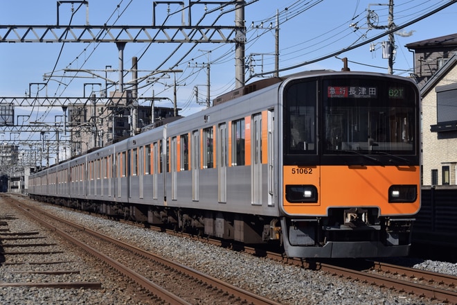 南栗橋車両管区春日部支所50050系51062Fを大袋～北越谷間で撮影した写真