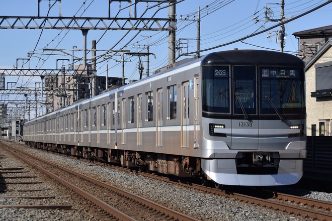 千住検車区13000系13130Fを大袋～北越谷間で撮影した写真