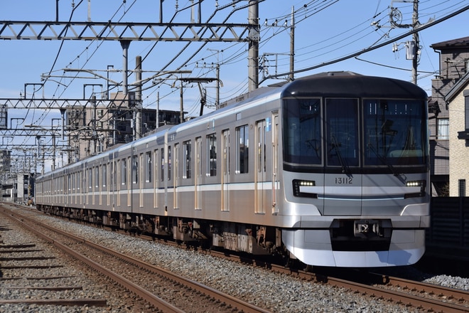 千住検車区13000系13112Fを大袋～北越谷間で撮影した写真