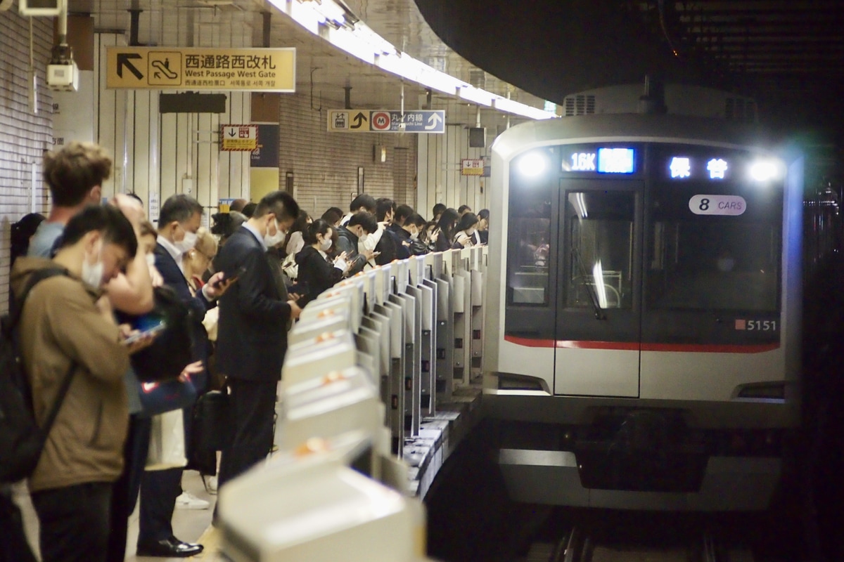 東急電鉄 元住吉検車区 5050系 5151F