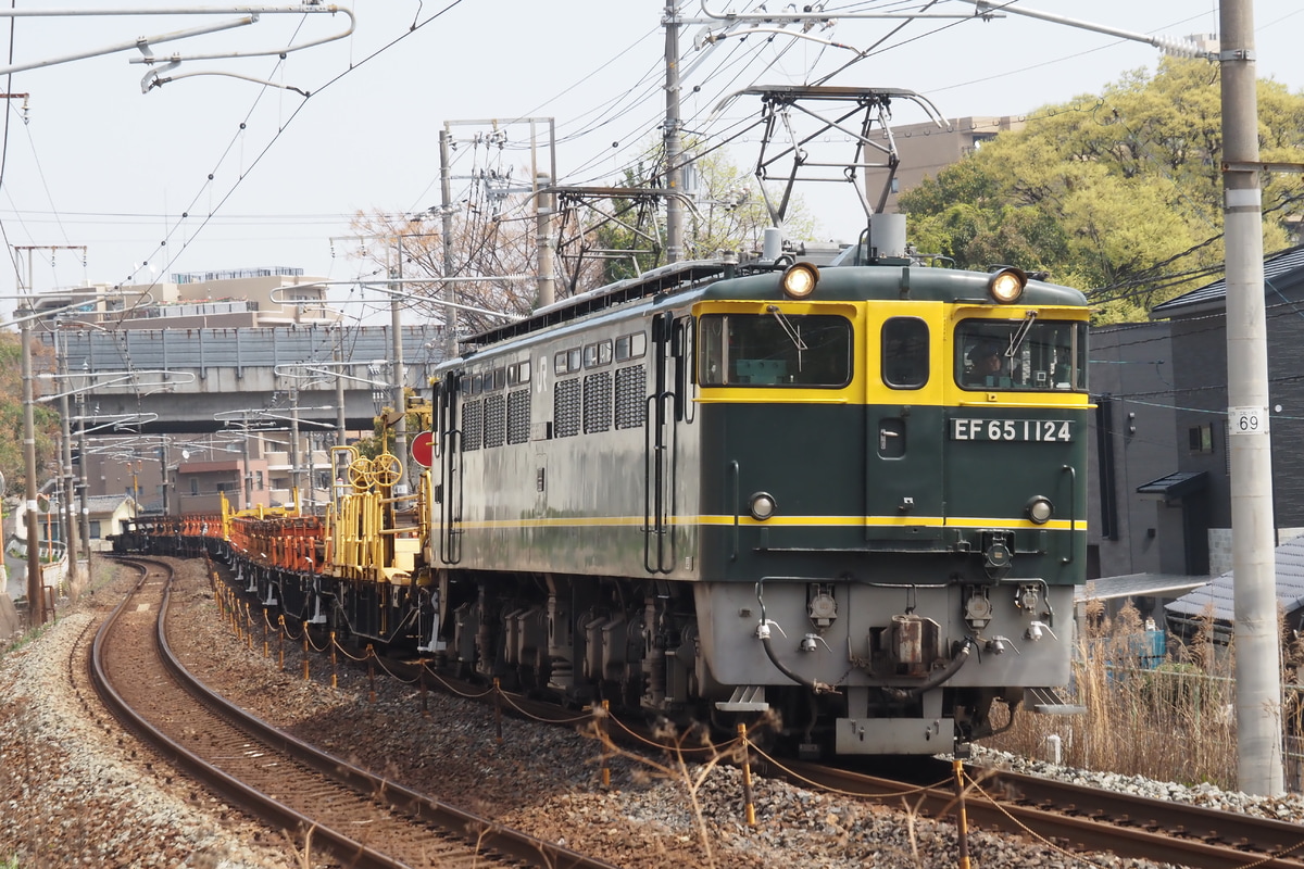 JR西日本 下関総合車両所運用検修センター EF65 1124