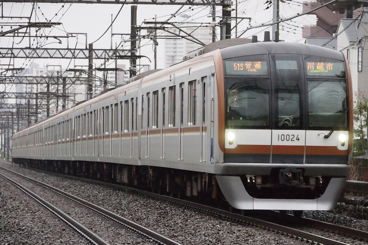 東京メトロ 和光検車区 10000系 10124F