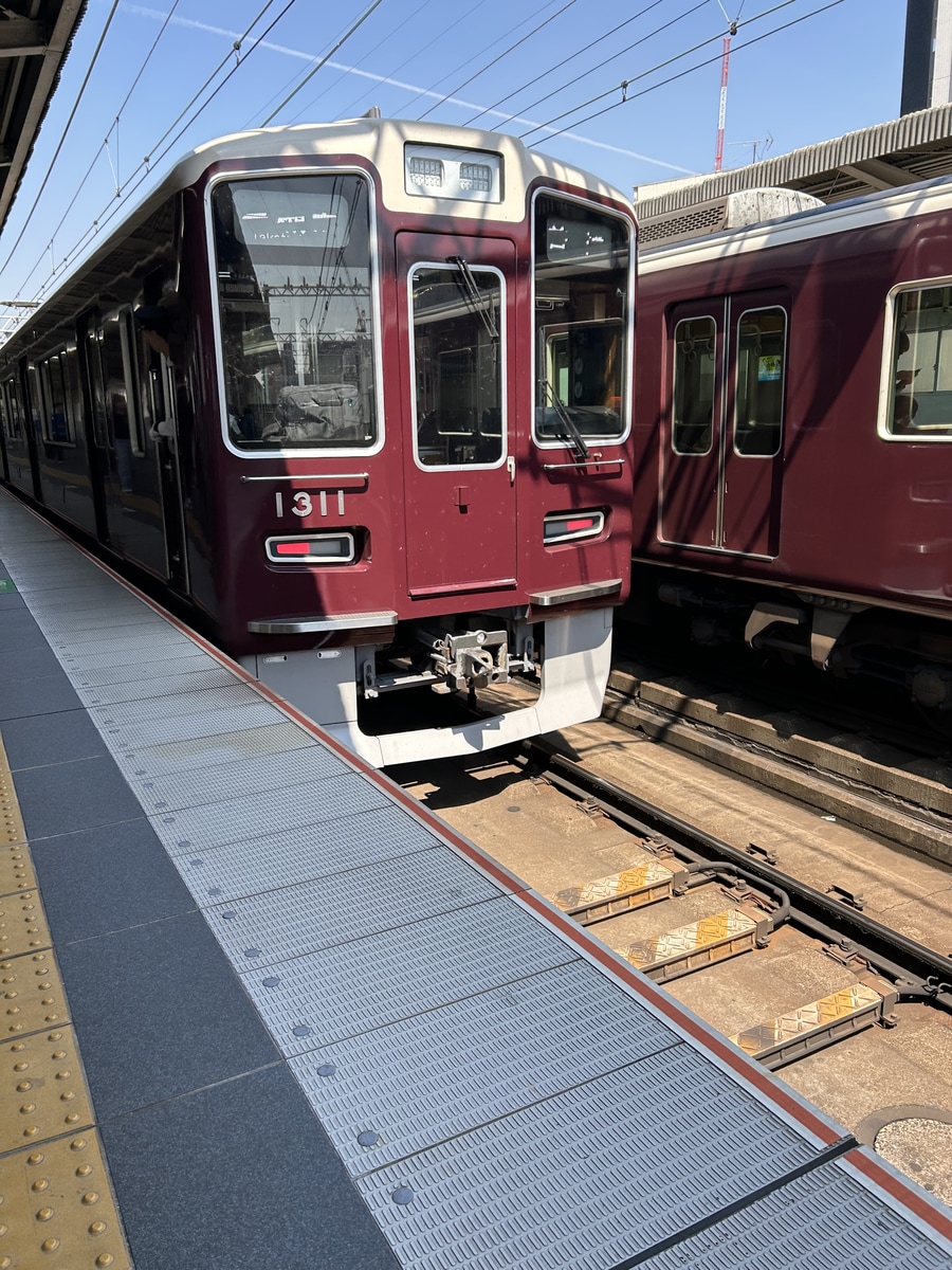 阪急電鉄 正雀車庫 1300系 1311f