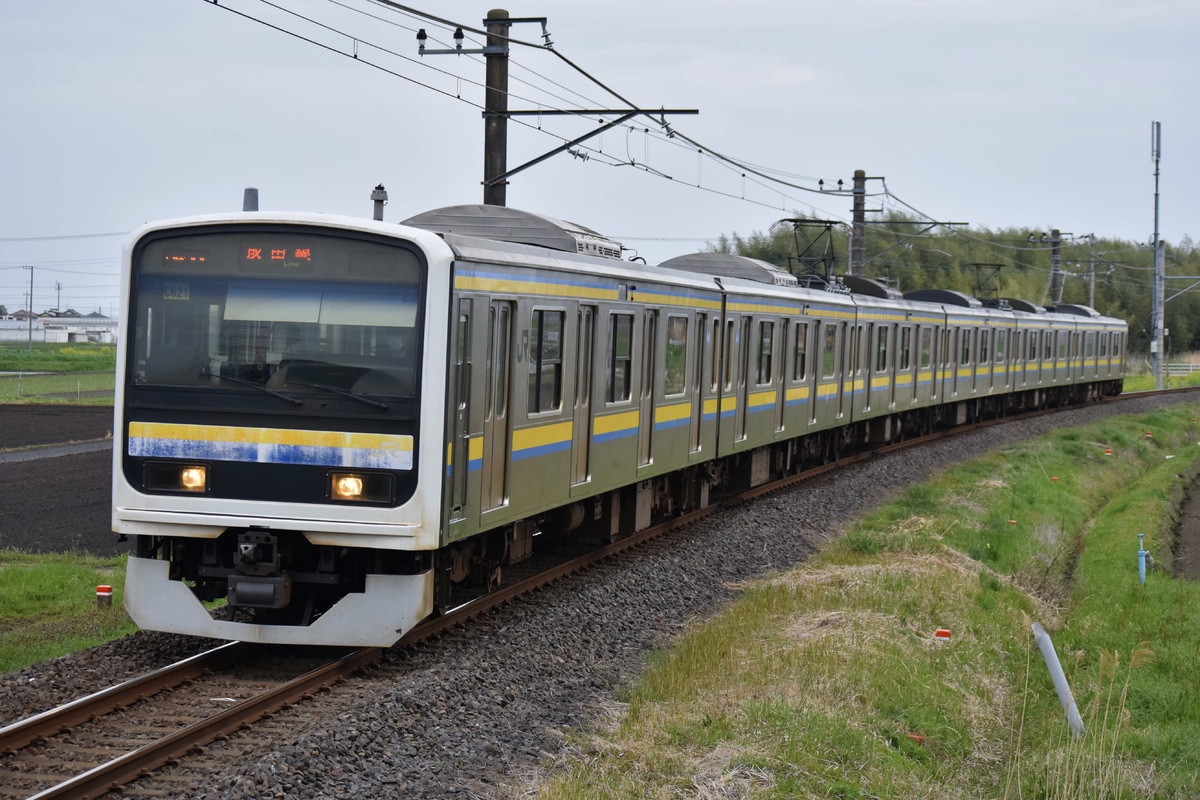 JR東日本 幕張車両センター 209系 マリC621編成