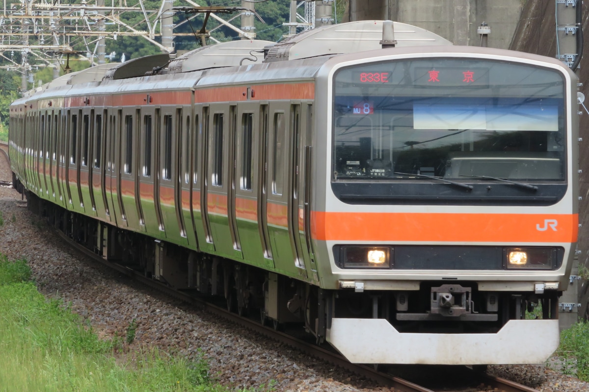 JR東日本 京葉車両センター E231系 ケヨMU8編成