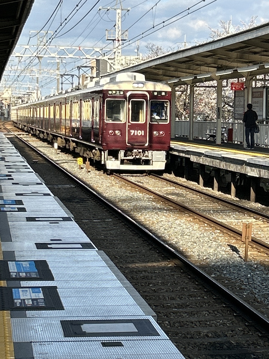 阪急電鉄 西宮車庫 7000系 7001f