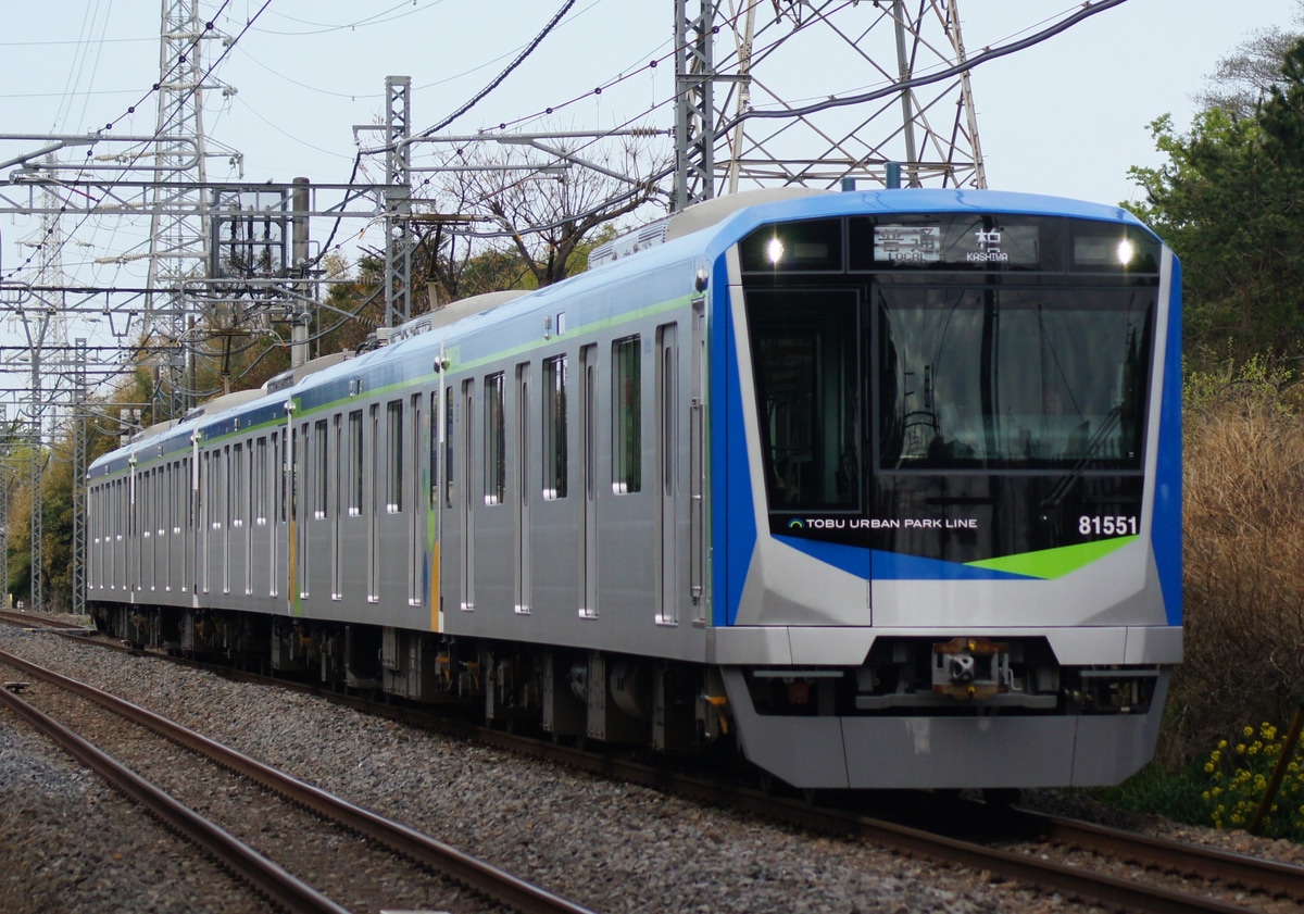 東武鉄道 南栗橋車両管区七光台支所 80000系 81551F