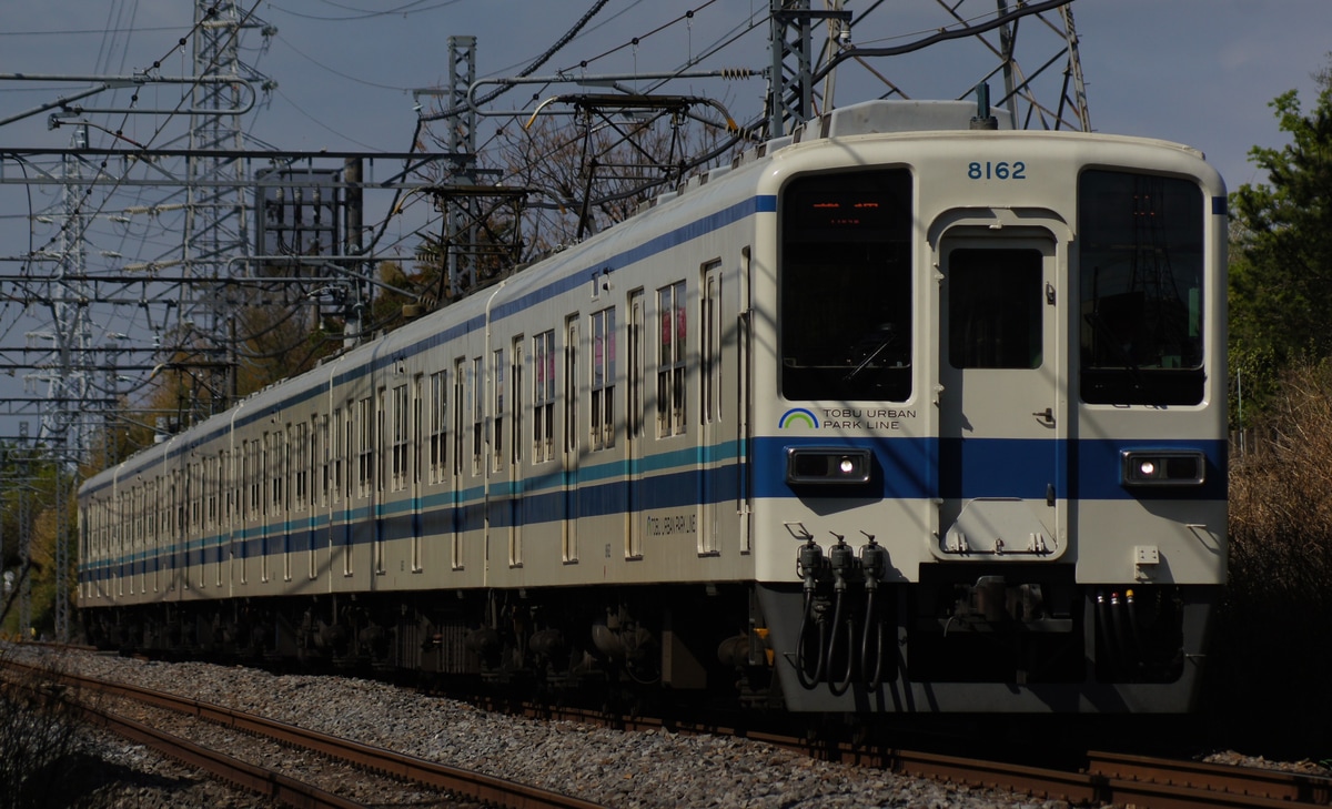 東武鉄道 南栗橋車両管区七光台支所 8000系 8162F