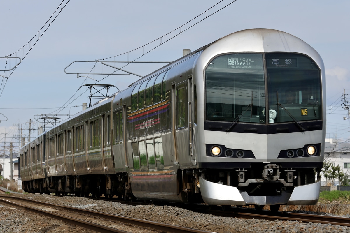 JR四国 高松運転所 5000系 M5編成