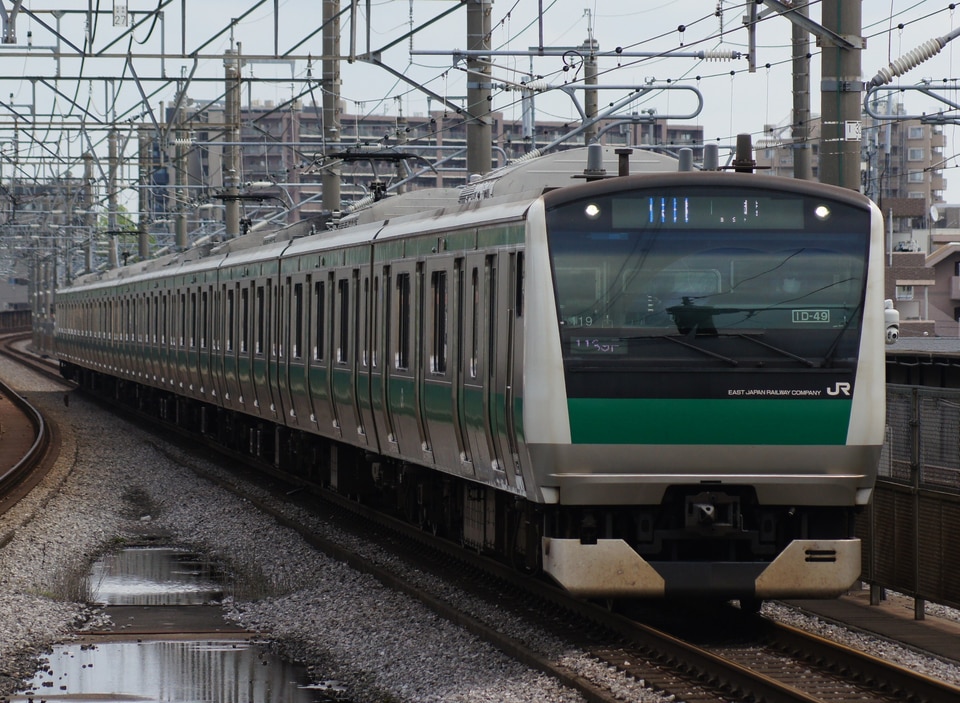JR東E233系ハエ119編成<br class="br-sp" />(川119編成)(カワ119編成)の写真