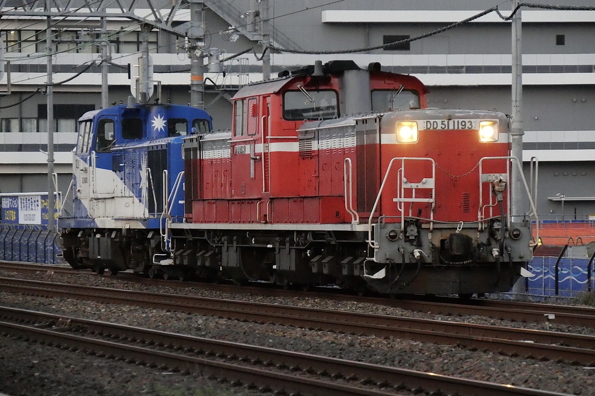 JR西日本 網干総合車両所宮原支所 DD51 1193