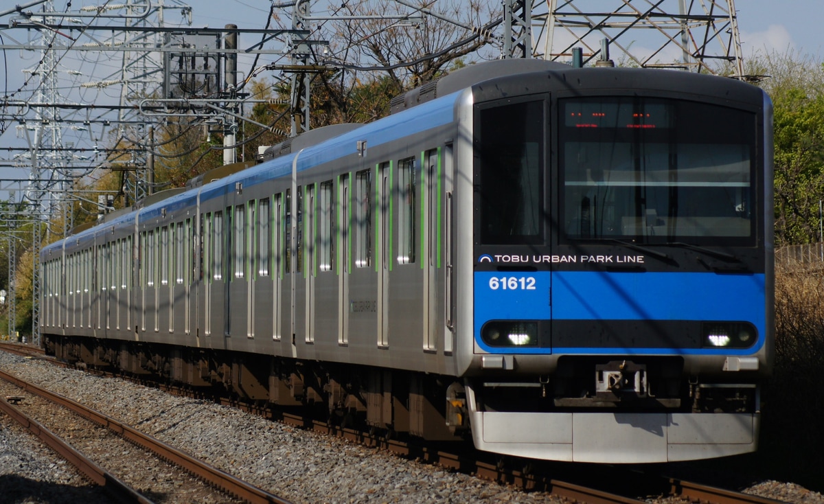 東武鉄道 南栗橋車両管区七光台支所 60000系 61612F