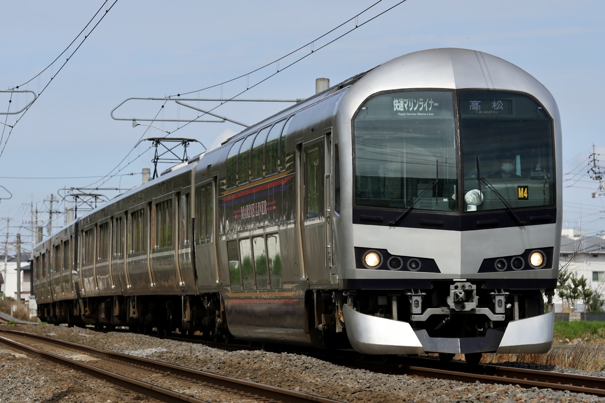 JR四国 高松運転所 5000系 M4編成