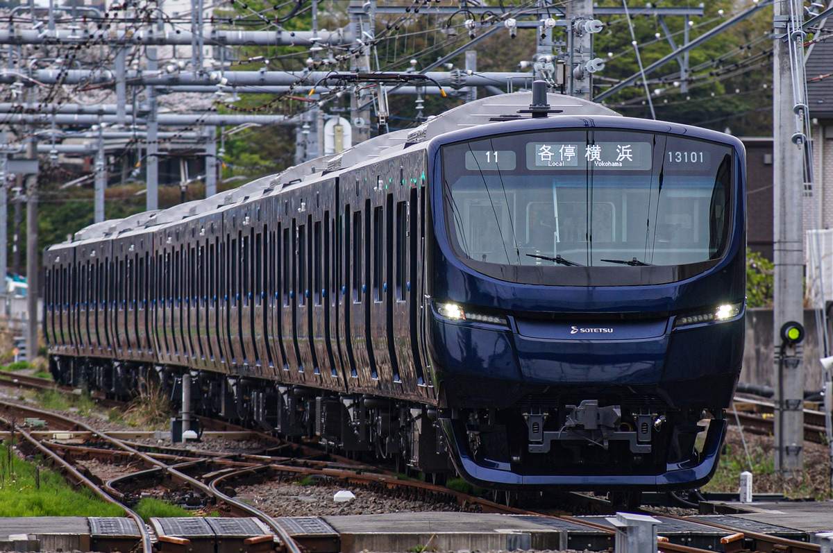 相模鉄道 かしわ台車両センター 13000系 13101f