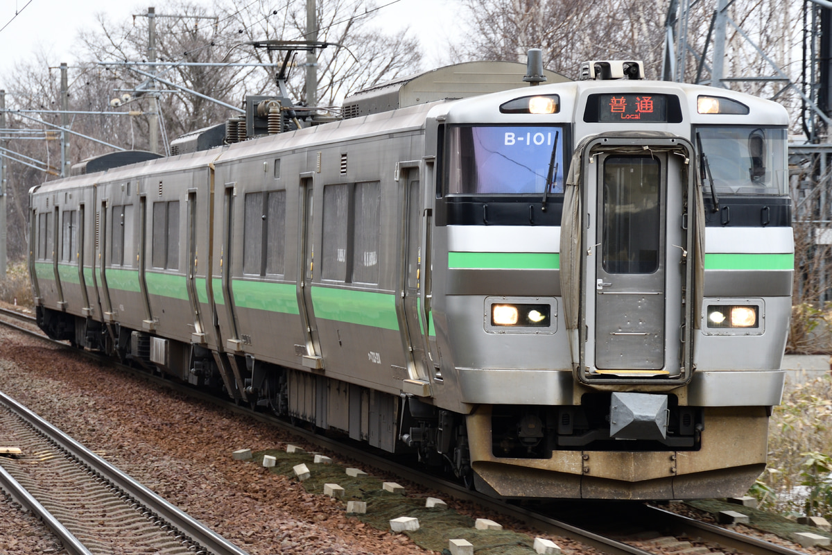 JR北海道 札幌運転所 733系 B-101編成