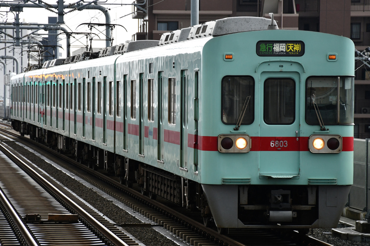 西日本鉄道 筑紫車両基地 6000形 6703F