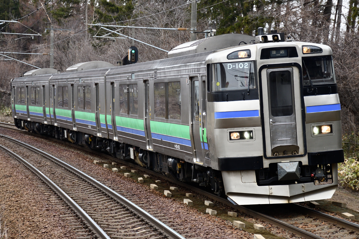 JR北海道 苗穂運転所 キハ201系 D-102編成