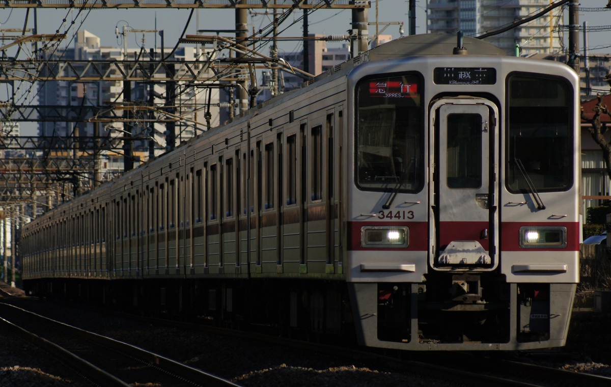 東武鉄道 森林公園検修区 30000系 31413F+31613F