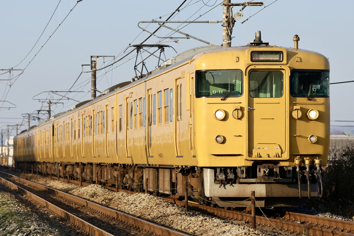 JR西日本  115系 オカD-11編成