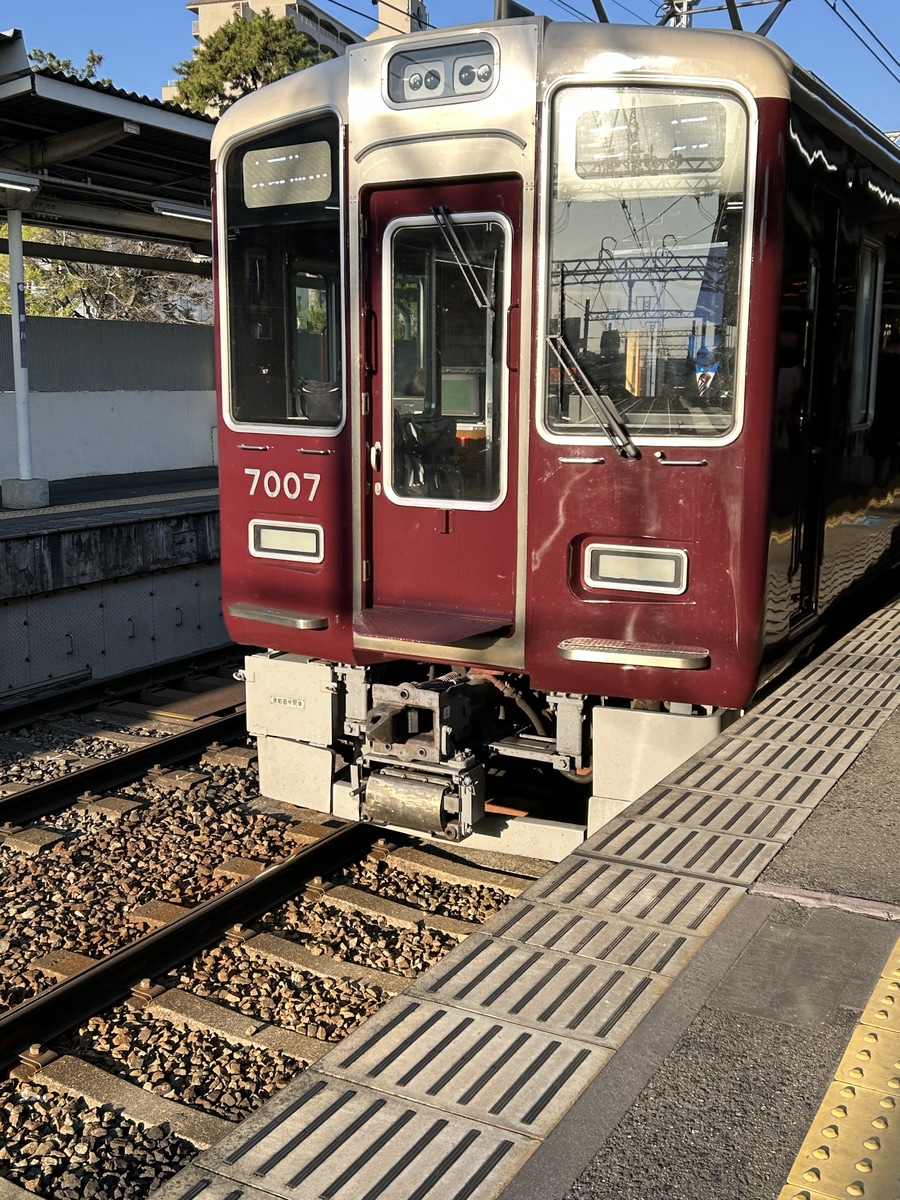 阪急電鉄 西宮車庫 7000系 7007f