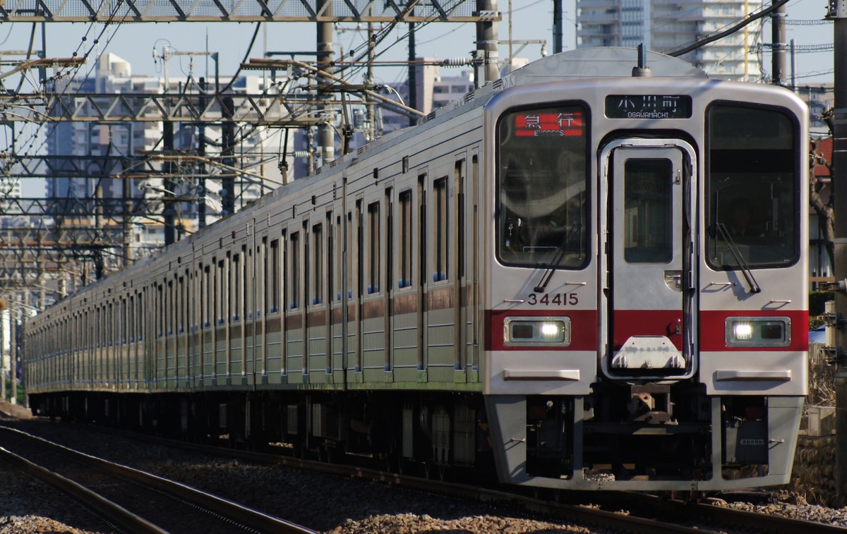 東武鉄道 森林公園検修区 30000系 31415F+31615F