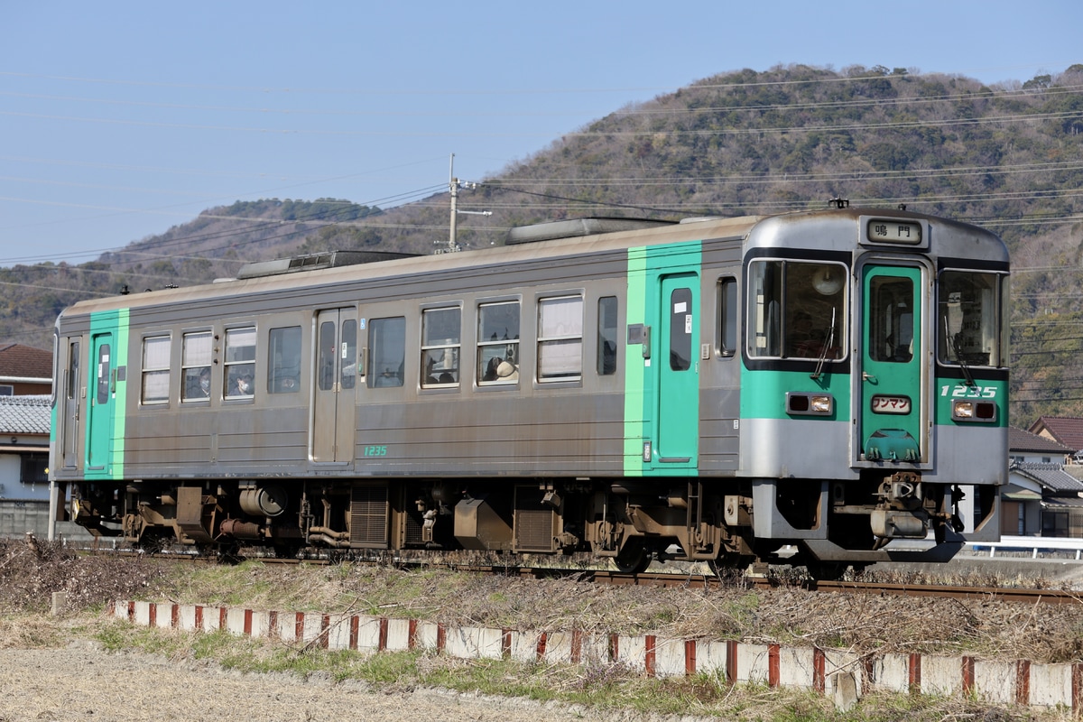 JR四国 徳島運転所 1200形 1235