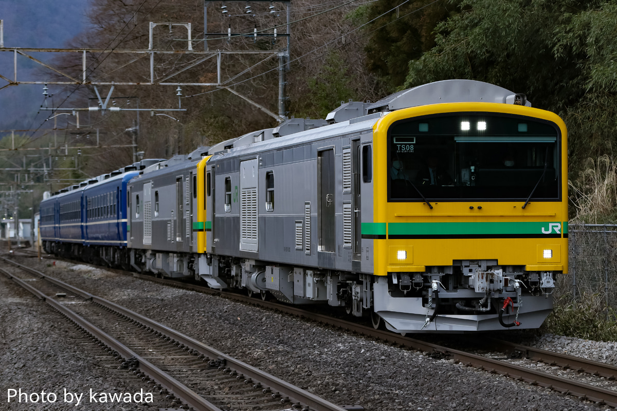 JR東日本 ぐんま車両センター GV-E197系 TS-08編成