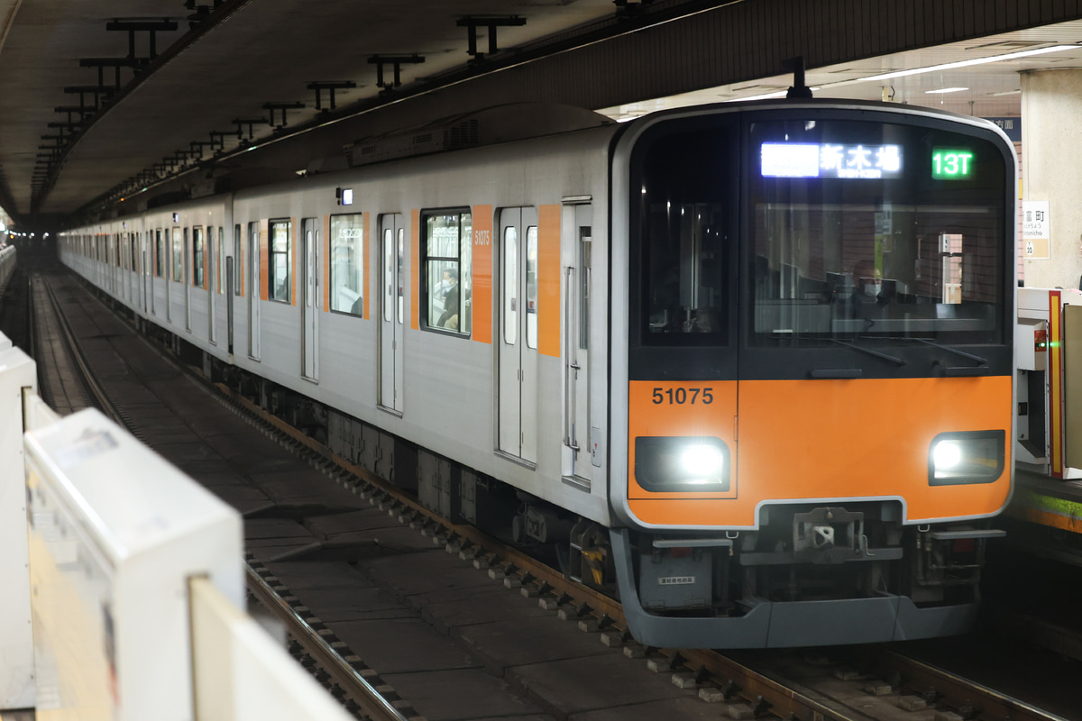 東武鉄道 森林公園検修区 50070型 51075F