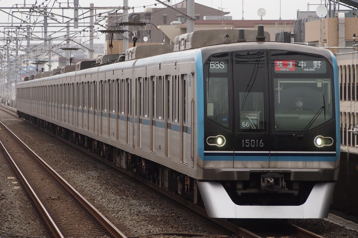東京メトロ 深川検車区 15000系 15116F