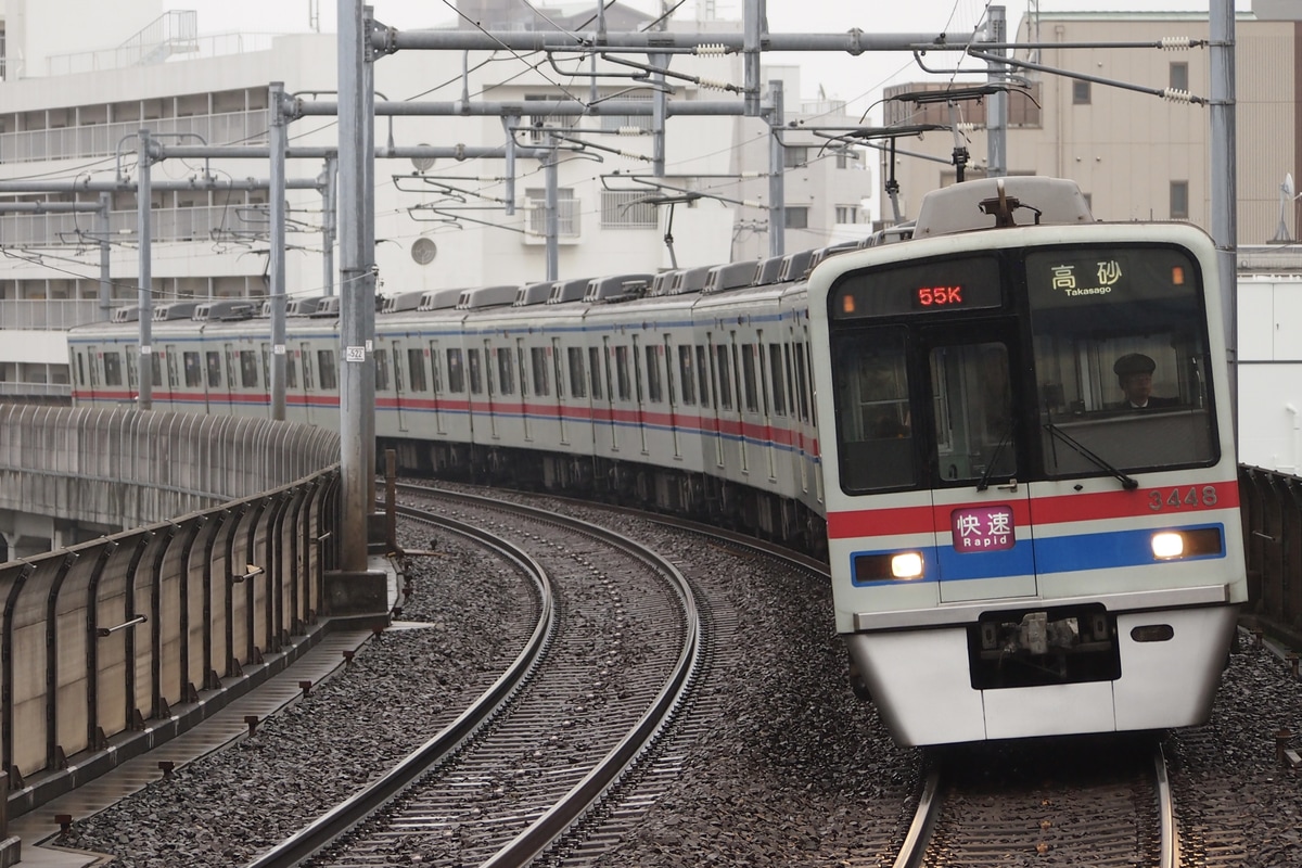京成電鉄 宗吾車両基地 3400形 3448F