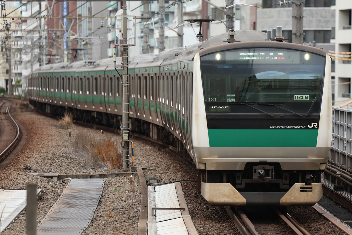 JR東日本 川越車両センター E233系 ハエ131編成