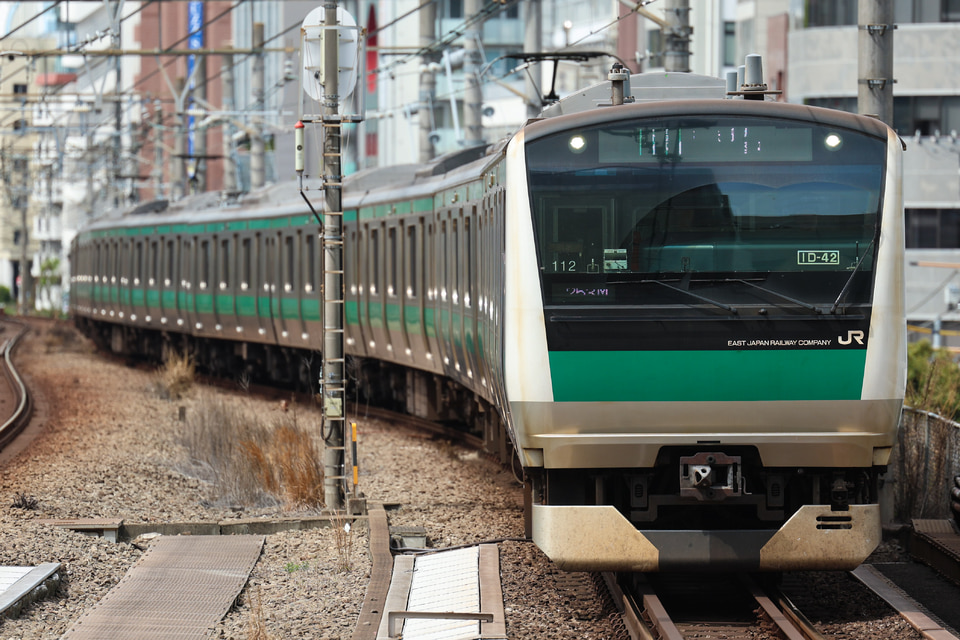 JR東E233系ハエ112編成<br class="br-sp" />(川112編成)(カワ112編成)の写真