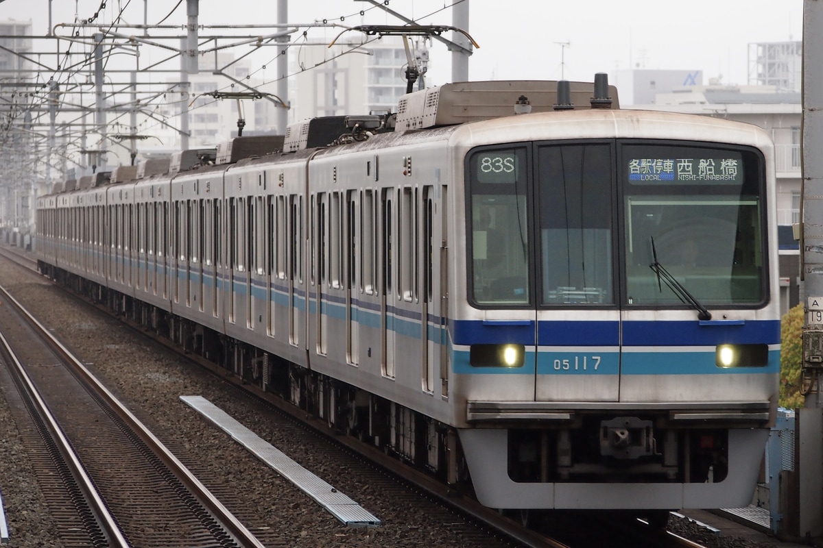 東京メトロ 深川検車区 05系 05-117F